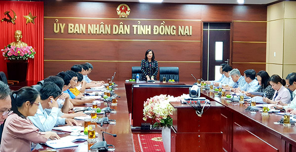 Phó chủ tịch UBND tỉnh Nguyễn Hòa Hiệp chủ trì buổi họp