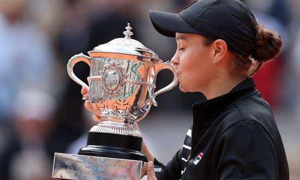  Ashleigh Barty vô địch đơn nữ Roland Garros 2019. (Nguồn: Guardian)