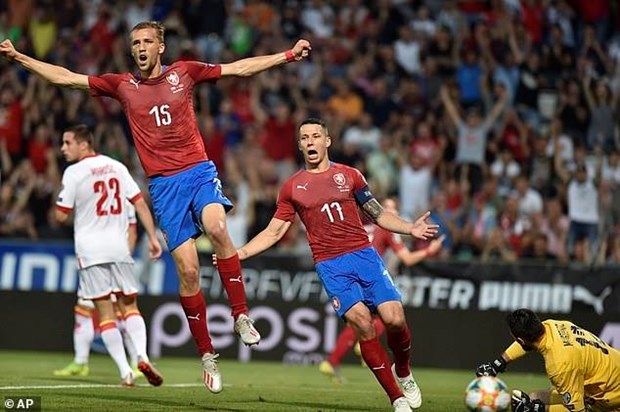 Czech đã có được 6 điểm như tuyển Anh. (Nguồn: AP)