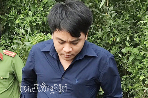 Chân dung Ngô Văn Giang vừa bị công an bắt giữ. (CTV)