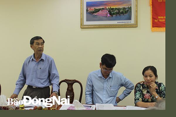 Trưởng ban Pháp chế HĐND tỉnh Trần Văn Quang nêu ý kiến vụ tranh chấp đất đai tại dự án ở Thiện Tân
