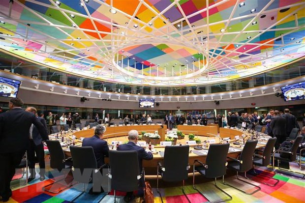Toàn cảnh hội nghị thượng đỉnh EU tại Brussels, Bỉ, ngày 21-6-2019. (Ảnh: THX/TTXVN)