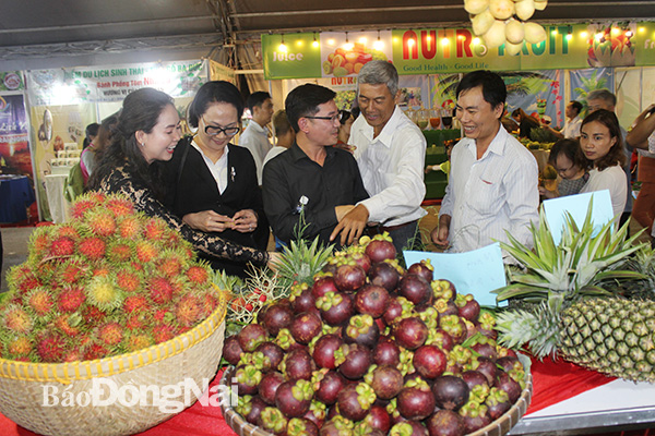 Nhiều loại trái cây đặc sản Đồng Nai được quảng bá tại Ngày hội du lịch Đồng Nai năm 2019