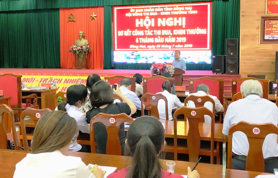 Chủ tịch UBND tỉnh Đinh Quốc Thái phát biểu chỉ đạo tại hội nghị
