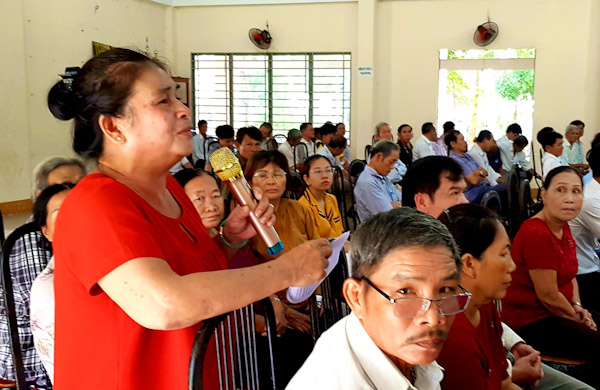 Cử tri xã Bình Sơn phản ánh vấn đề khuất tất liên quan đến đất đai