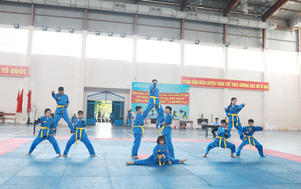 Nét mới ở giải năm nay là đưa vào thi đấu nội dung võ nhạc
