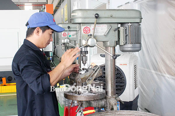 Sản xuất công nghiệp hỗ trợ tại Công ty TNHH Việt Nam Kaneco ở Khu công nghiệp Nhơn Trạch 3 giai đoạn 2 (huyện Nhơn Trạch)