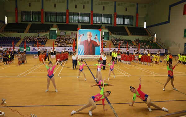 Tiết mục múa Aerobic của Nhà thiếu nhi Đồng Nai