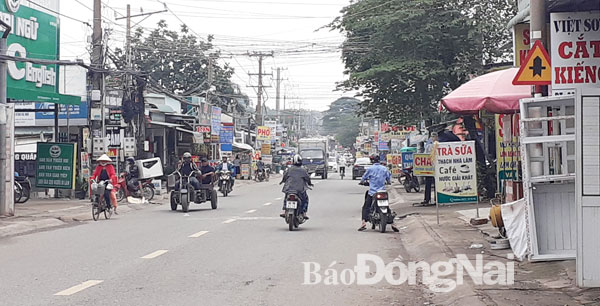 Phường Phước Tân (TP.Biên Hòa) là nơi có dân số tăng nhanh vì trên địa bàn có hơn 400 doanh nghiệp đang hoạt động. Ảnh: Hương Giang
