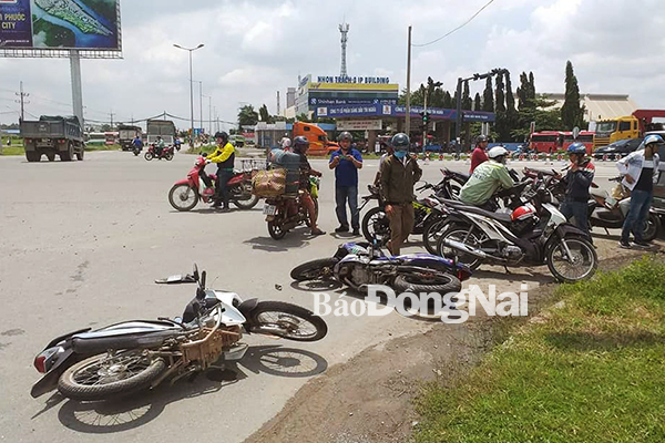 Hiện trường nơi phát hiện bắt giữ Hồng. (CTV)