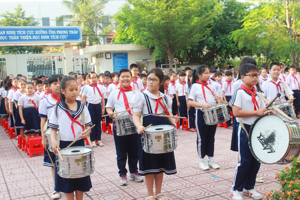 Trường tiểu học Nguyễn An Ninh (phường Tân Mai), một trong số những trường tổ chức dạy học 2  buổi/ngày của TP.Biên Hòa