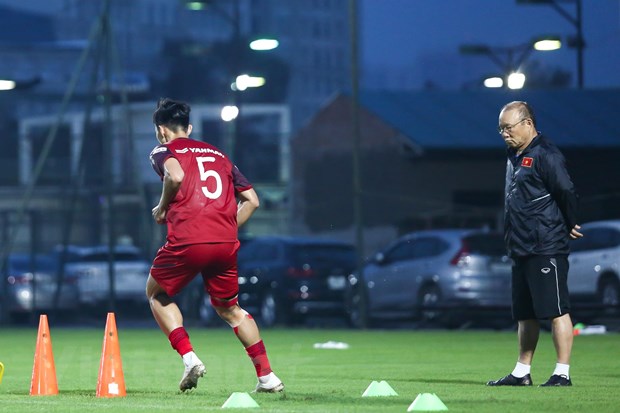 Đoàn Văn Hậu nằm trong kế hoạch của huấn luyện viên Park Hang-seo cho trận đấu giữa tuyển Việt Nam với Thái Lan tới đây. (Ảnh: Nguyên An)