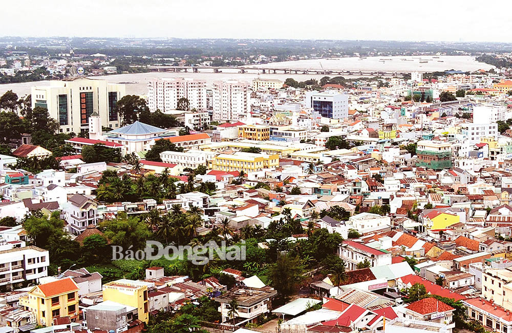 Một góc đô thị TP.Biên Hòa. Ảnh:Hương Giang