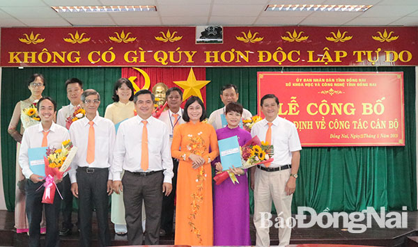 Các đơn vị trực thuộc Sở Khoa học - công nghệ nhận quyết định sáp nhập