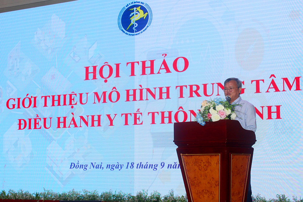 Chủ tịch UBND tỉnh Cao Tiến Dũng phát biểu tại hội thảo