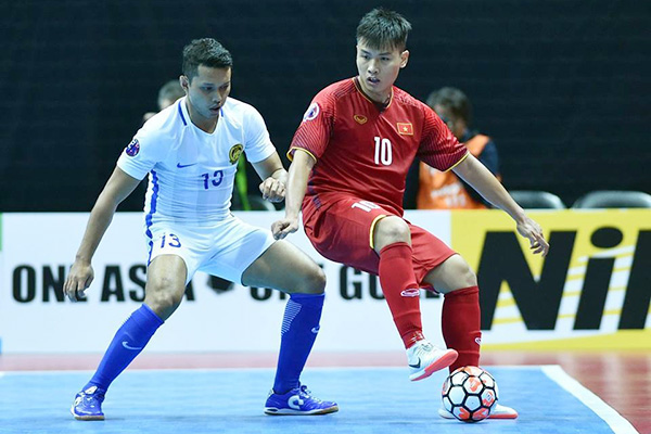 Đội tuyển futsal Việt Nam chạm trán Malaysia ở Giải vô địch Đông Nam Á