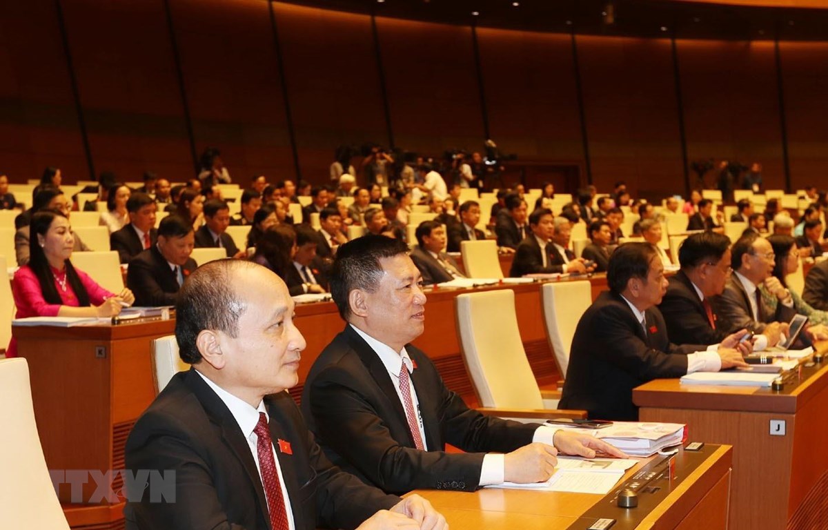 Các đại biểu Quốc hội. (Ảnh: Trí Dũng/TTXVN)