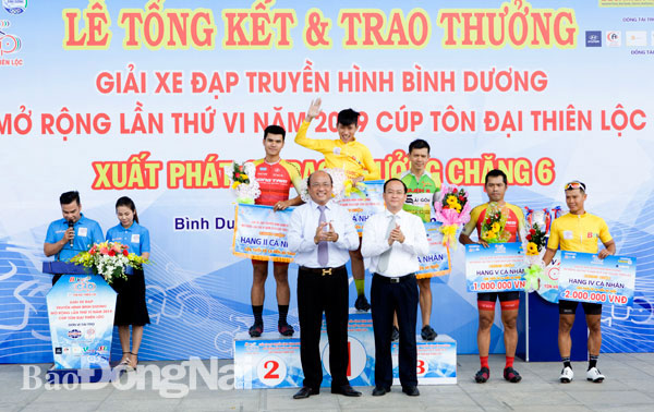 Đồng Tâm Team thắng lớn tại Giải xe đạp Truyền hình Bình Dương mở rộng lần VI-2019