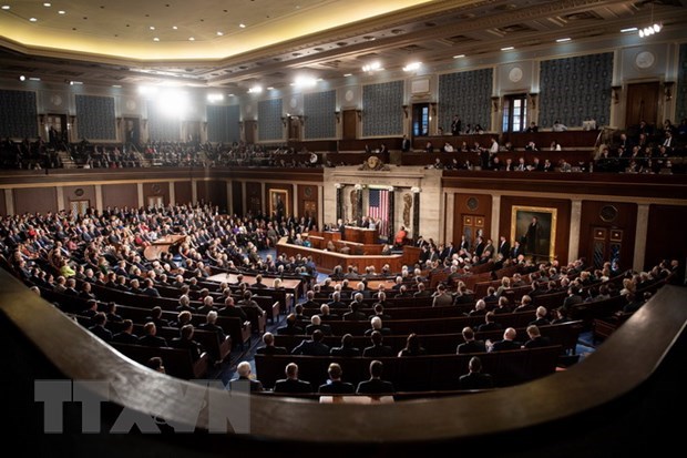 Một phiên họp của Quốc hội Mỹ. (Nguồn: AFP/TTXVN)
