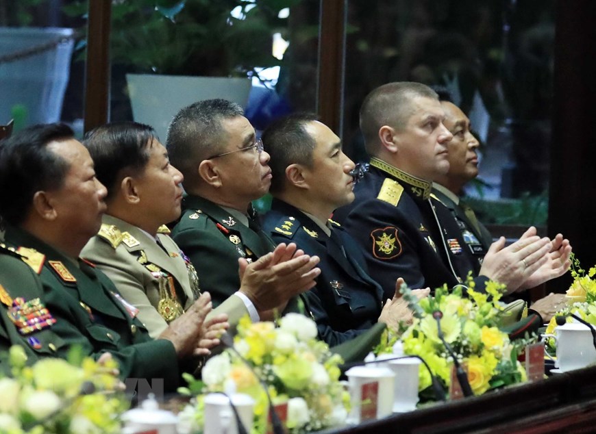 Đại biểu các nước tham dự lễ kỷ niệm. (Ảnh: Thống Nhất/TTXVN)