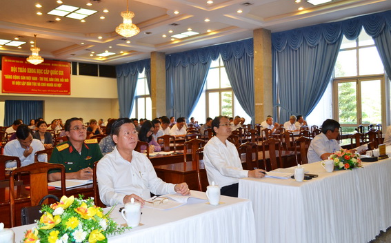 Các đại biểu dự tại điểm cầu Đồng Nai