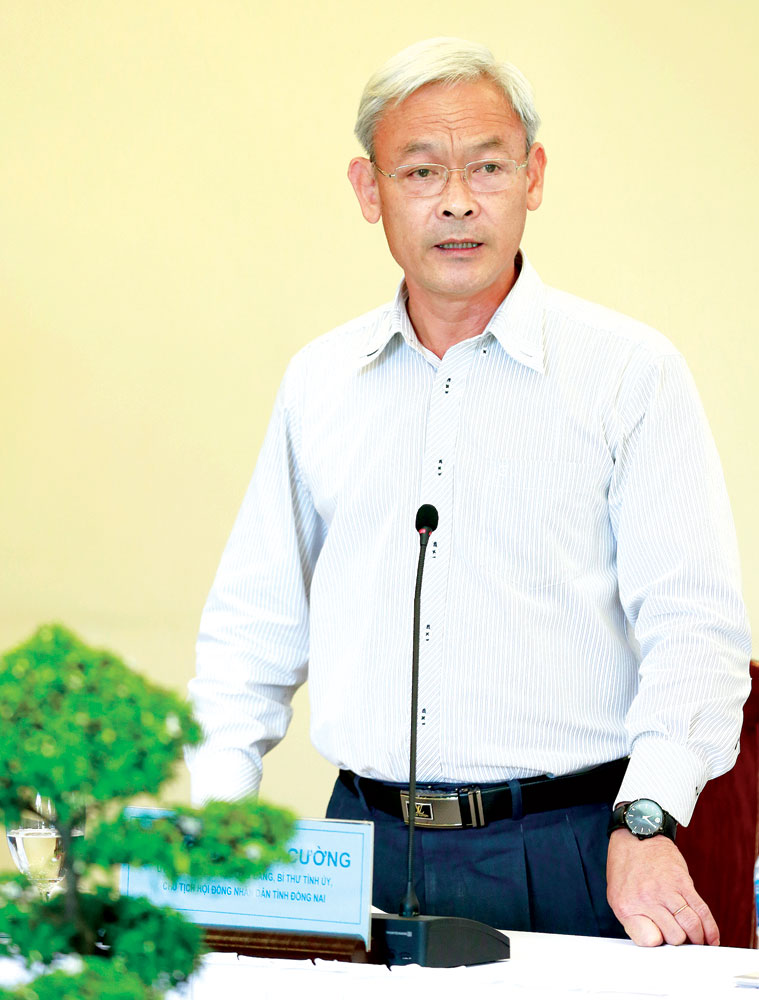 Ủy viên Trung ương Đảng, Bí thư Tỉnh ủy, Chủ tịch HĐND tỉnh Nguyễn Phú Cường. Ảnh: Huy Anh