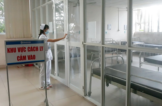 Khu cách ly tại khoa Nhiễm Bệnh viện đa khoa Đồng Nai