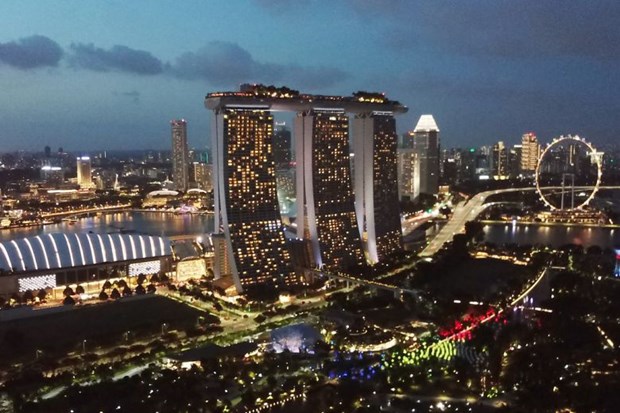 Singapore có cơ sở hạ tầng hiện đại và mạng lưới xã hội rộng lớn. (Ảnh: Straits Times)
