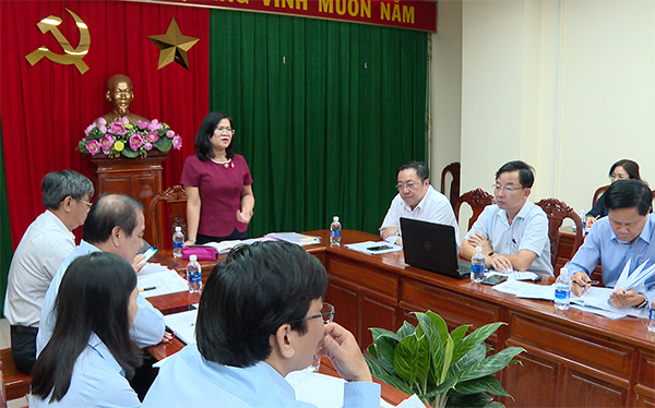 Phó chủ tịch UBND Nguyễn Hòa Hiệp phát biểu kết luận hội nghị