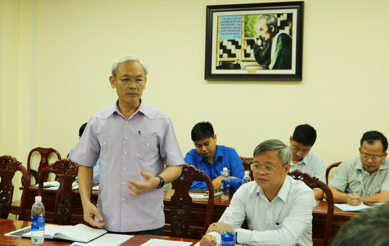 Ủy viên Trung ương Đảng, Bí thư Tỉnh ủy, Chủ tịch HĐND tỉnh Nguyễn Phú Cường phát biểu kết luận buổi làm việc