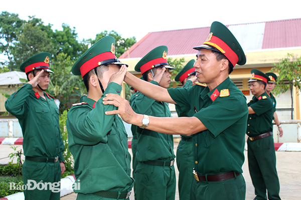 Hòa nhập nhanh với môi trường quân ngũ