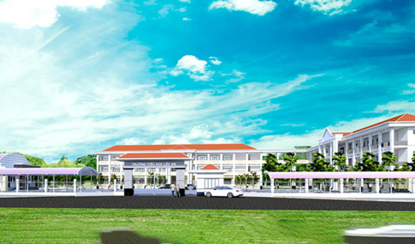 Phối cảnh Trường tiểu học Lộc An sẽ được xây dựng tại khu tái định cư Lộc An - Bình Sơn. Ảnh P.TÙNG