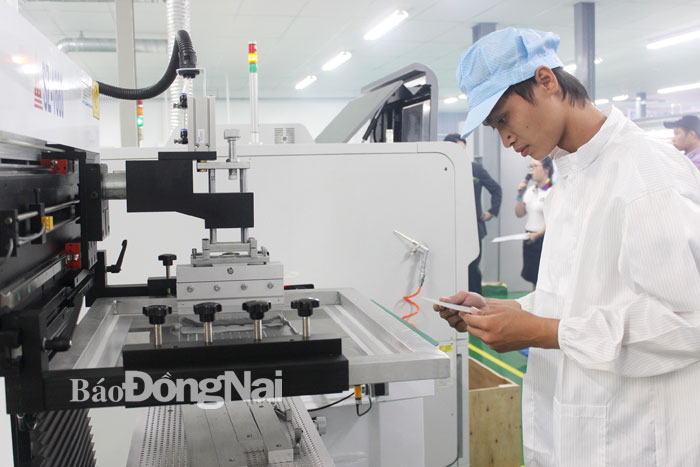 Công ty TNHH Sowell Việt Nam ở Khu công nghiệp Nhơn Trạch 3 giai đoạn 2. Ảnh: H.Giang