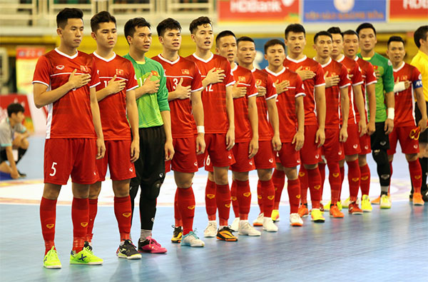 Đội tuyển Việt Nam hướng tới mục tiêu cạnh tranh suất vé dự VCK FIFA futsal World Cup 2021