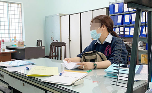 Bà Đ.K.L. Ảnh: Khánh Ngọc