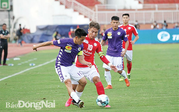 CLB Hà Nội của Văn Quyết vẫn là ứng cử viên vô địch hàng đầu của V.League 2020. Ảnh: Trọng Vũ