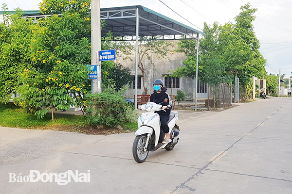 Một tuyến đường nông thôn mới khang trang, sạch đẹp ở xã Phú Bình, H.Tân Phú. Ảnh: Hải Quân