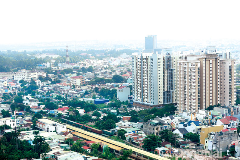 Một góc đô thị Biên Hòa. Ảnh: Huy Anh