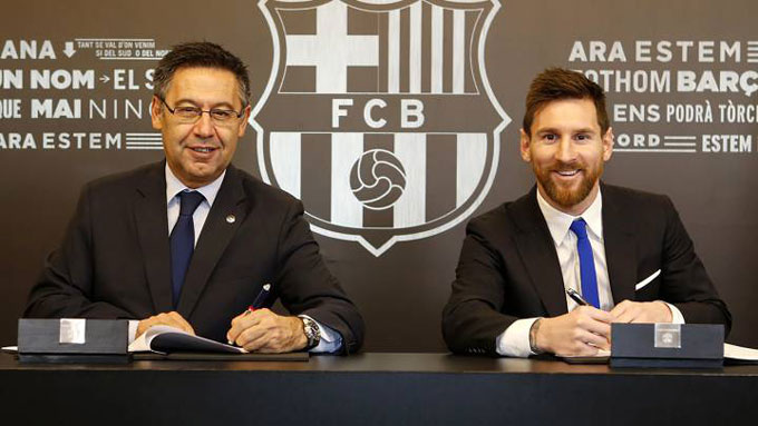 Hợp đồng của Messi có thời hạn tới tháng 6/2021 nhưng có điều khoản cho phép anh đơn phương chấm dứt hợp đồng vào cuối mùa giải 2020