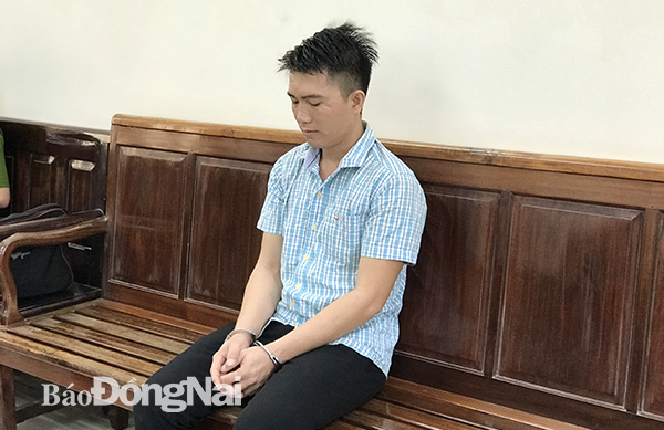Bị cáo Trần Tấn Tài tại phiên tòa xét xử