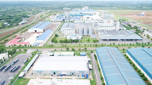 Phát triển hạ tầng khu công nghiệp là một trong những định hướng lớn của Tổng công ty Cao su Đồng Nai trong những năm tới. Ảnh: V.GIA