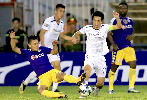 Trong 5 lần đối đầu tại Pleiku ở V.League, Tuấn Anh thắng Quang Hải đến 3, hòa 1 và chỉ thua 1