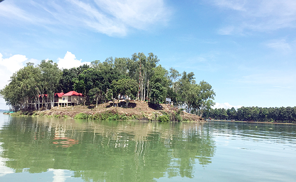 Đảo Ó - Đồng Trường (H.Vĩnh Cửu) được đầu tư phát triển du lịch thu hút hàng chục ngàn lượt khách mỗi năm