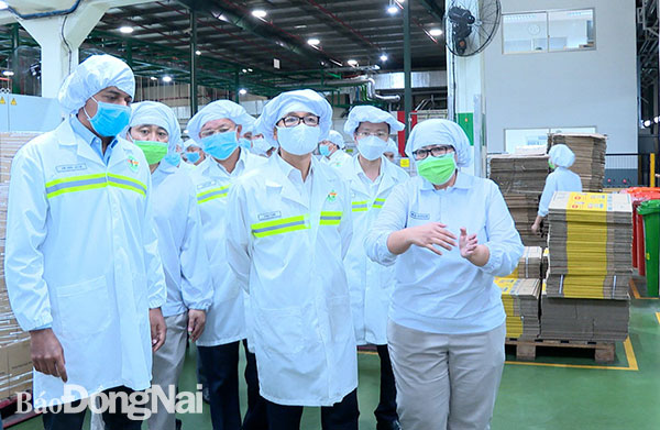 Phó thủ tướng Vũ Đức Đam tham quan nhà máy của Công ty TNHH Nestle Việt Nam