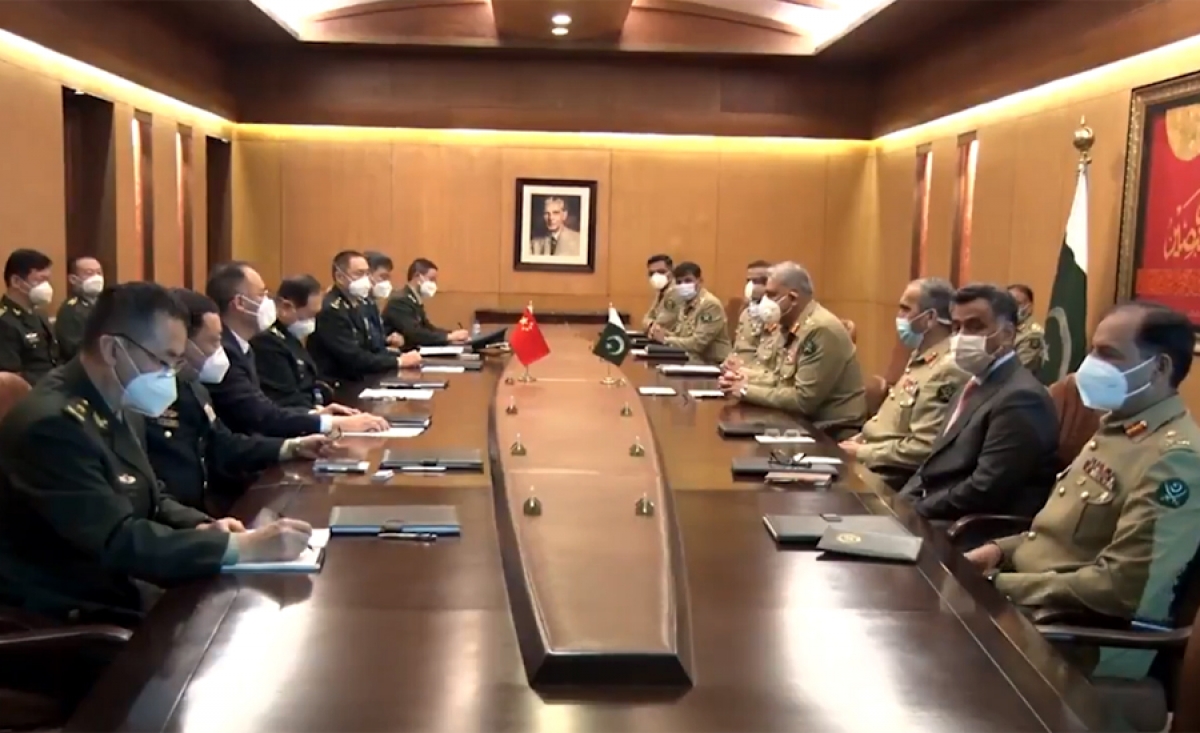 Bộ trưởng Quốc phòng Trung Quốc Ngụy Phượng Hòa có các cuộc gặp với quan chức quân đội Pakistan ở Rawalpindi