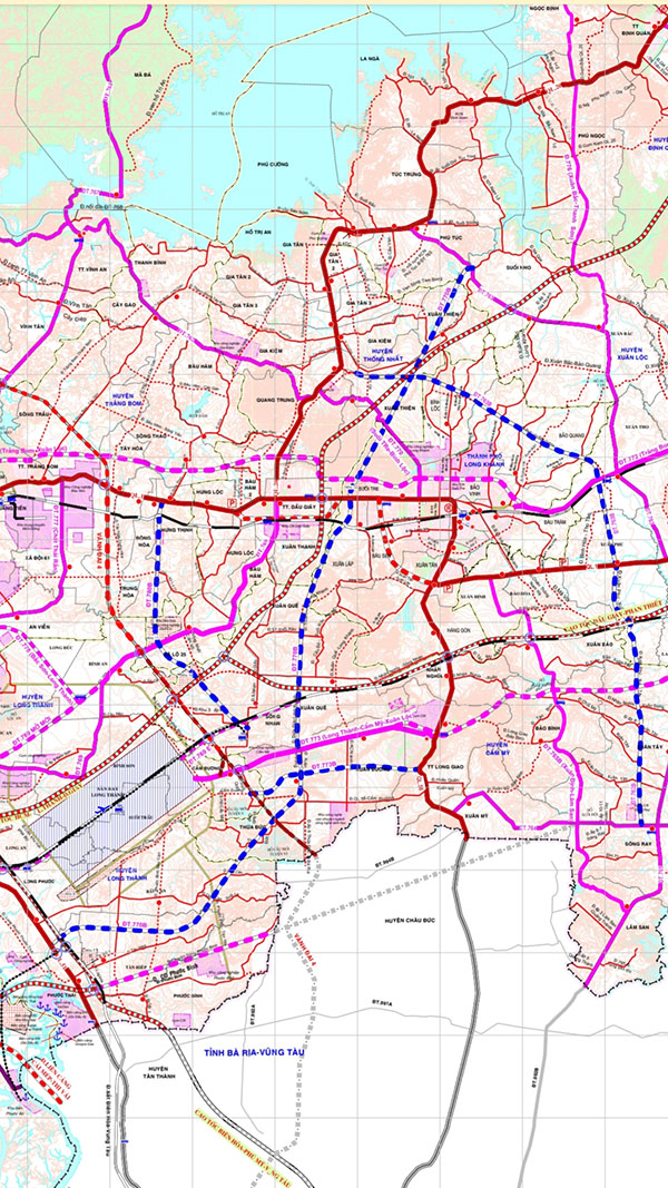 4 tuyến đường màu xanh sẽ kết nối với Cảng hàng không quốc tế Long Thành tạo ra đột phá trong phát triển kinh tế - xã hội