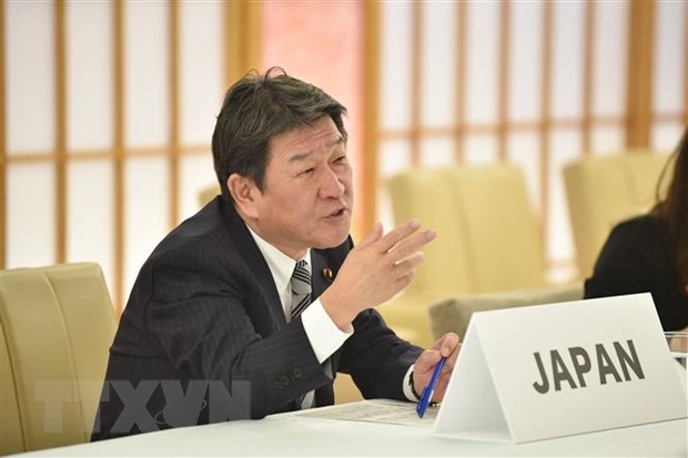 Ngoại trưởng Nhật Bản Toshimitsu Motegi. Ảnh: AFP/TTXVN