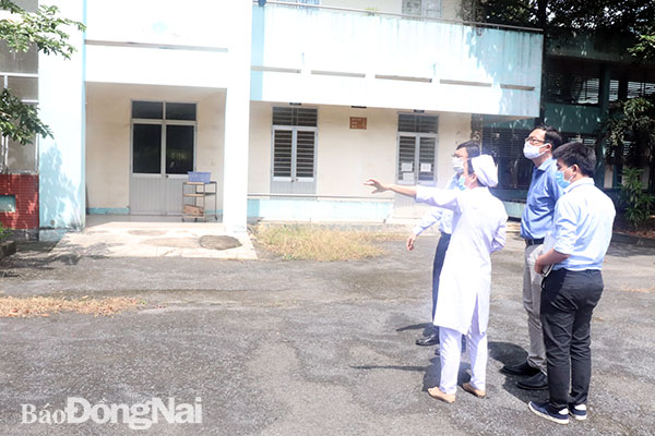 Khu cách ly Bệnh viện Phổi Đồng Nai. Ảnh: Hạnh Dung