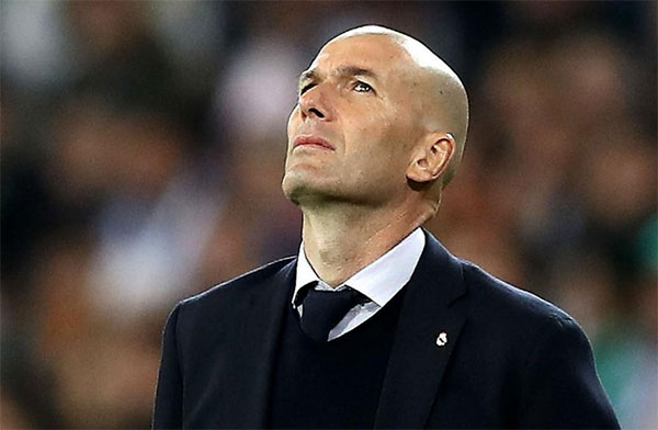 HLV Zidane đang đối mặt với rất nhiều khó khăn
