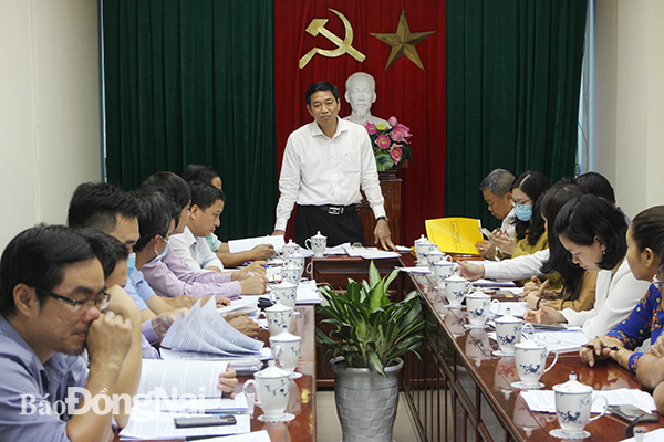 Phó chủ tịch UBND tỉnh Võ Văn Phi phát biểu kết luận